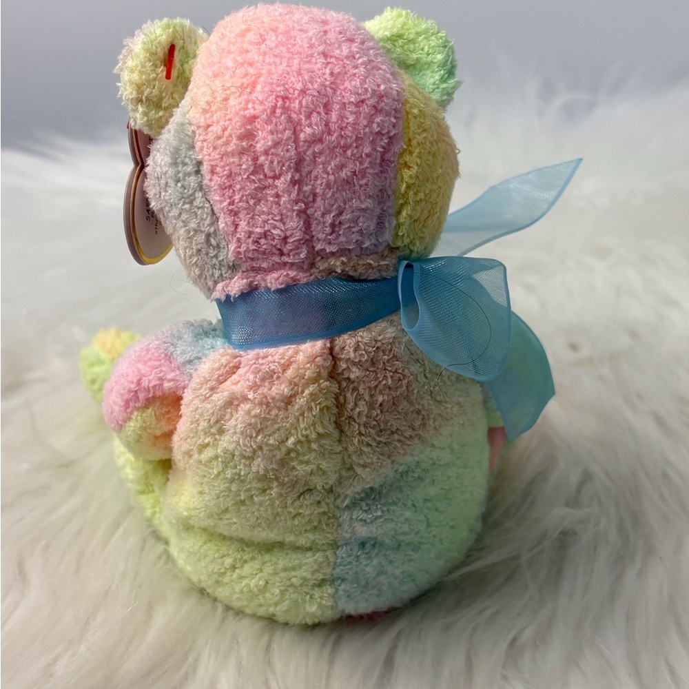Ty Pastel Rainbow Stuffed Beanie “Mellow” 2000. - Picture 3 of 5